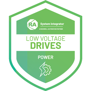 RA System Integrator Low Voltage Drives Badge