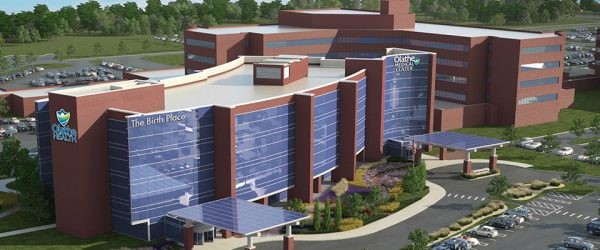 Obstetrics and Neonatal Intensive Care Unit (NICU) building at Olathe Medical Center