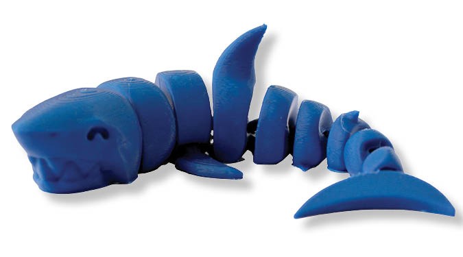 3D printed shark