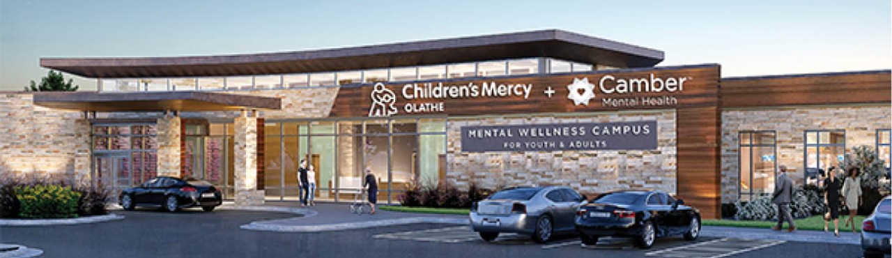 building exterior of Olathe Mental Wellness Campus Olathe, KS