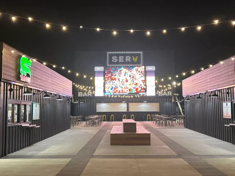 exterior lighting of serv facility exterior lighting of serv facility