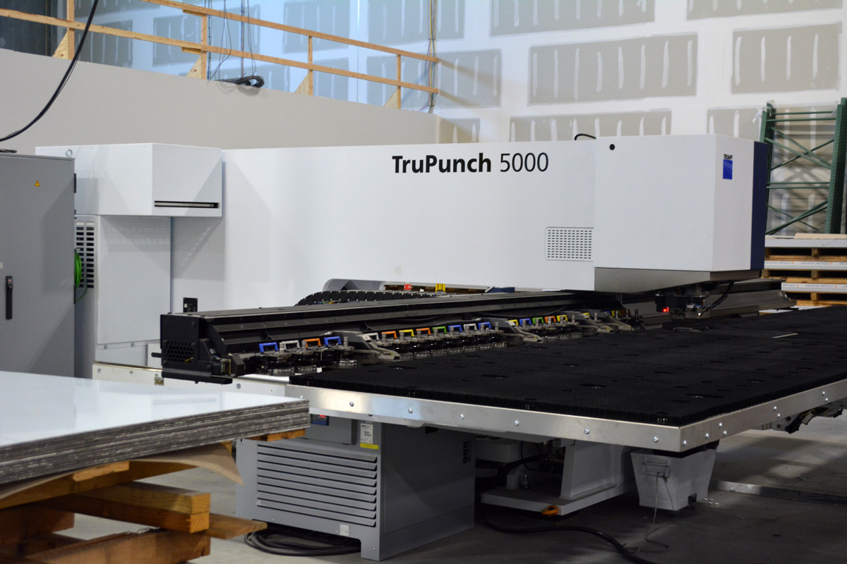 trupunch 5000 for custom metal fabrication