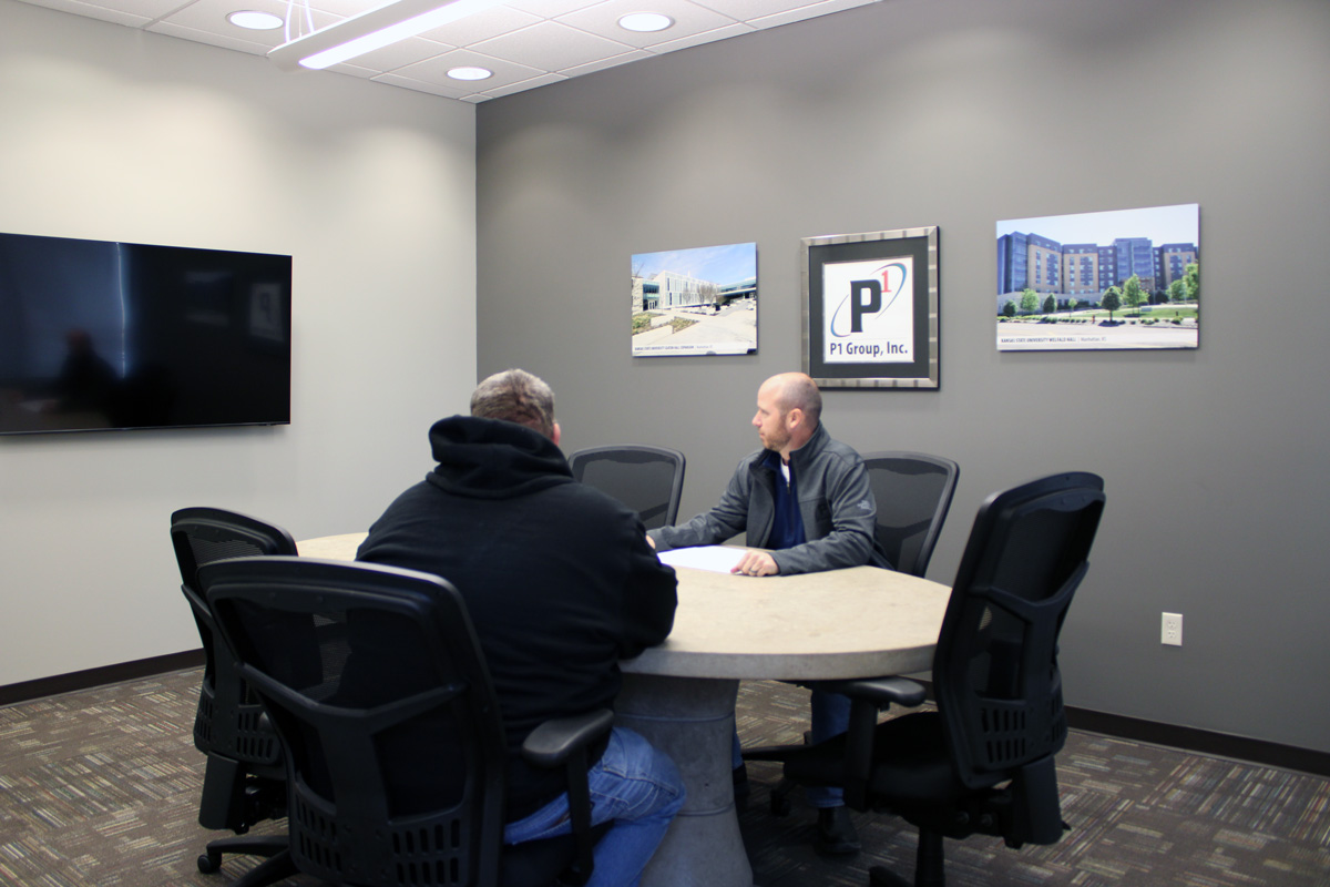 p1 construction conference room