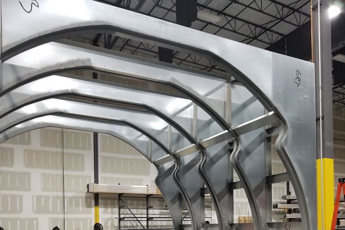 architectural metal arches