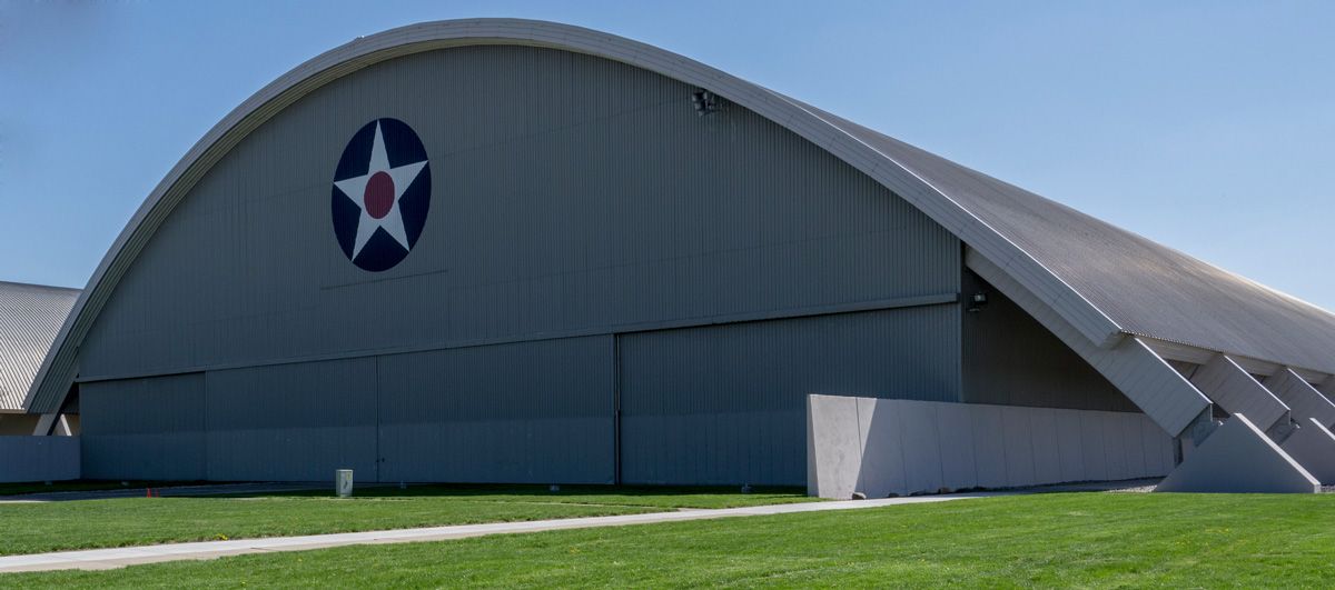 military hangar and bunker construction